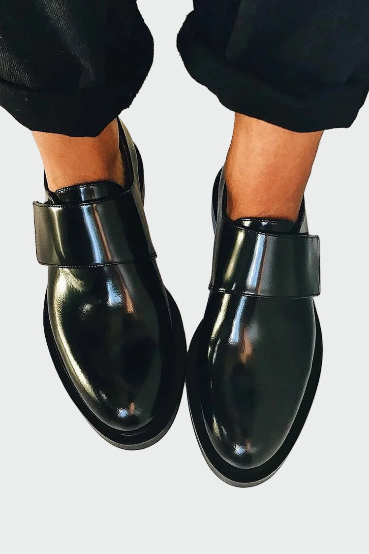 Kristýna Elegantní Mocasines Con Correa Minimalistická