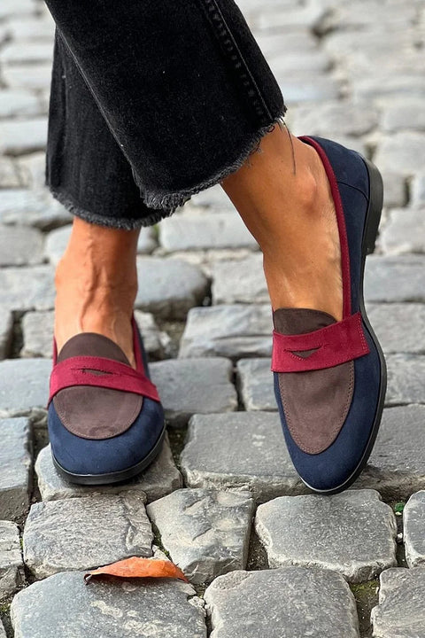 Sylvie | Dvoubarevné elegantní mokasíny