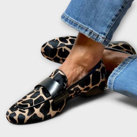 Léonie | Mokasíny s leopardím vzorem