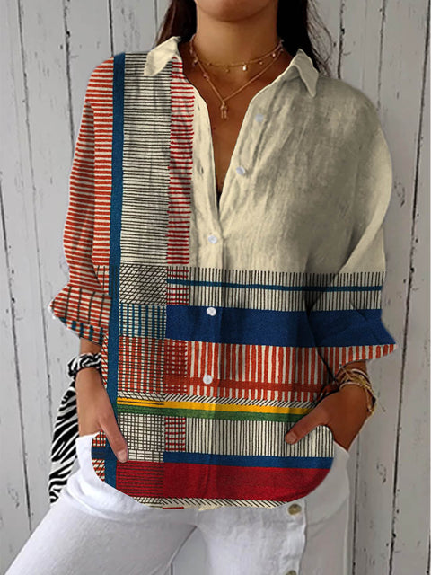 Halenka Catherine – Pruhovaný patchwork