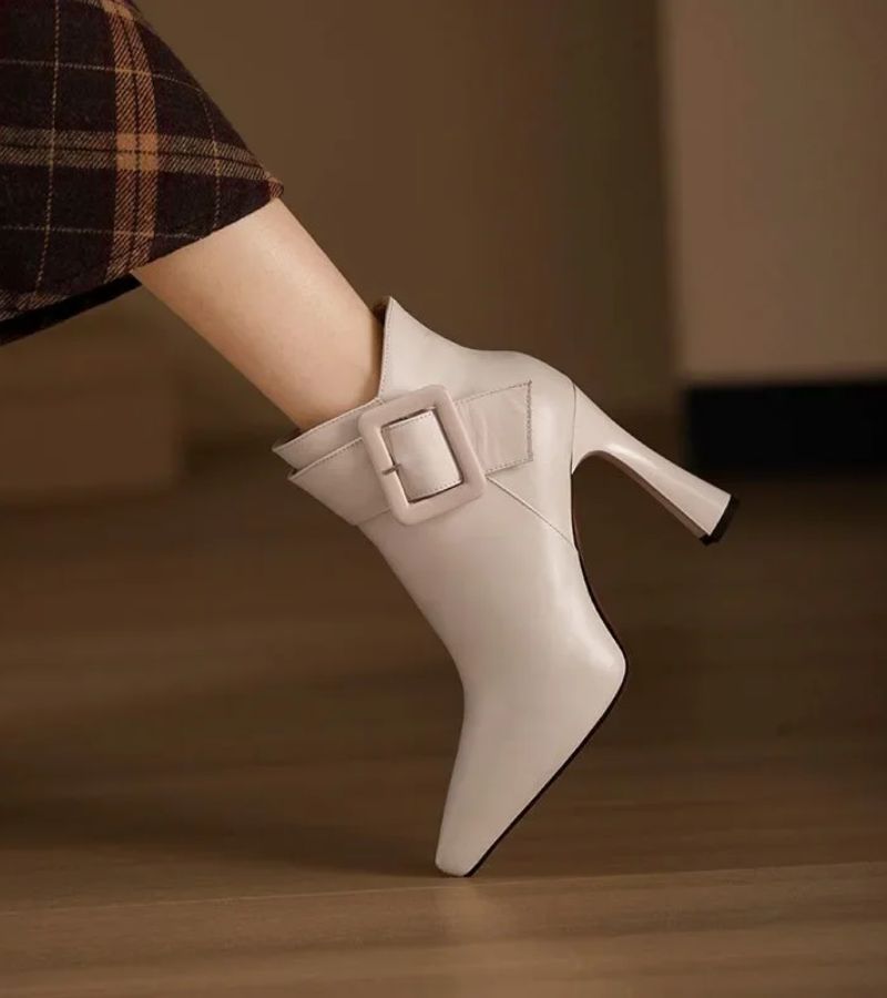 SVETLANA | BOTY NA PODPATKU S OVERSIZE SLOUPOVOU SBUKOU