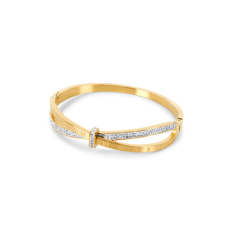 Eva Sofistikovaná Pulsera Minimalista Nerezová Stylová