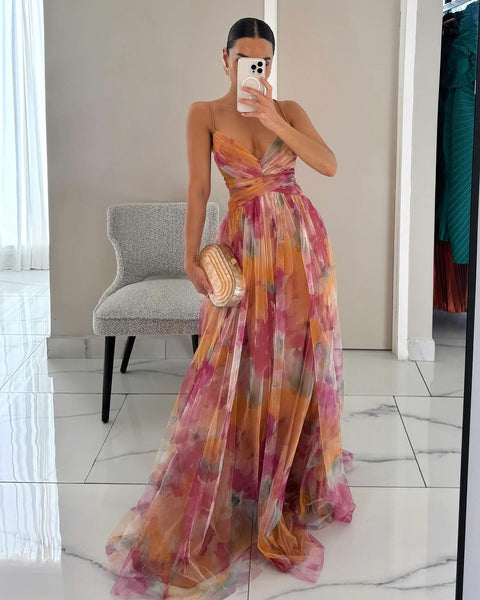 Elena | Květinová elegance v maxi šatech (LIMITOVANÁ EDICE!)