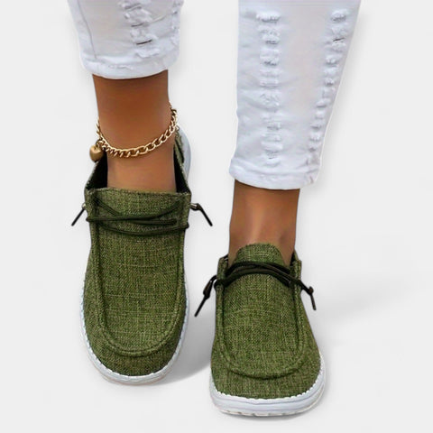 Věnceslava Nadčasověelegantní Zapatillas Planas De Tela