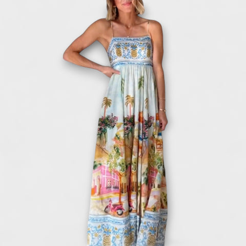 Lumen - Multicolor Maxi Šaty Aracati