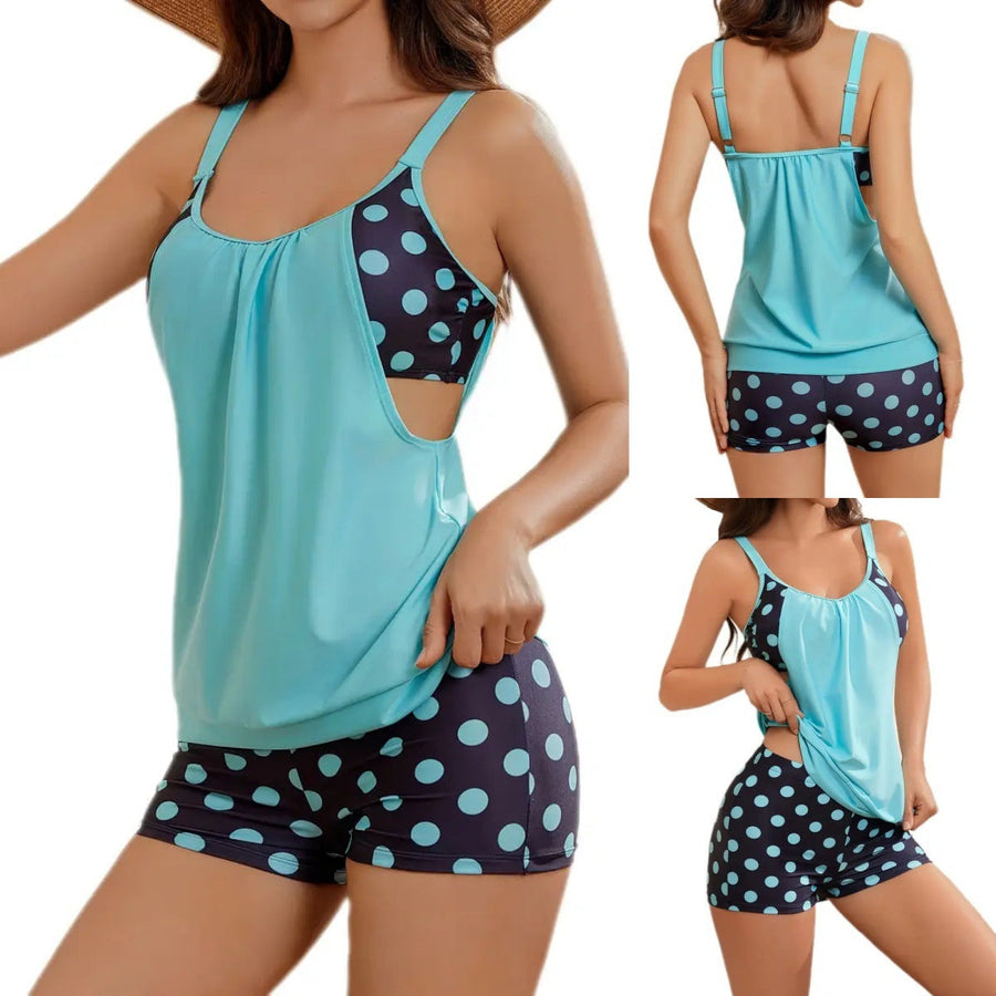 Tereza™ — Tankini s puntíkovým vzorem ve více barvách