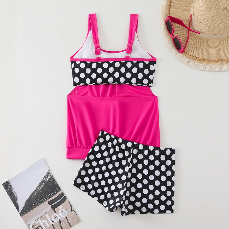Tereza™ — Tankini s puntíkovým vzorem ve více barvách