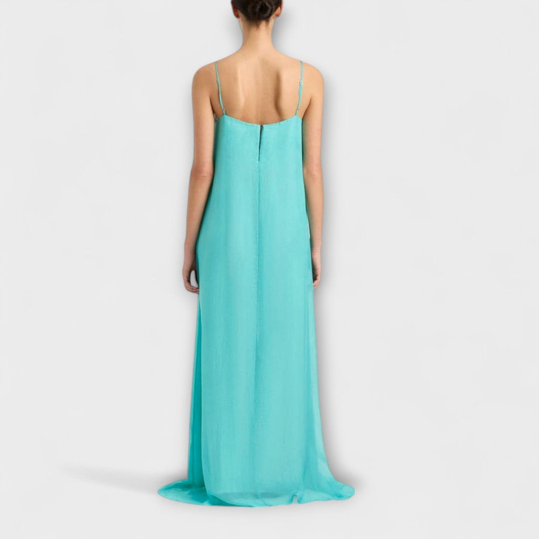 Madison - Elegantní Maxi Šaty s Ramínky