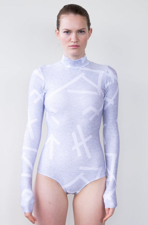 TYNA SURF SWIMSUIT IN GREY