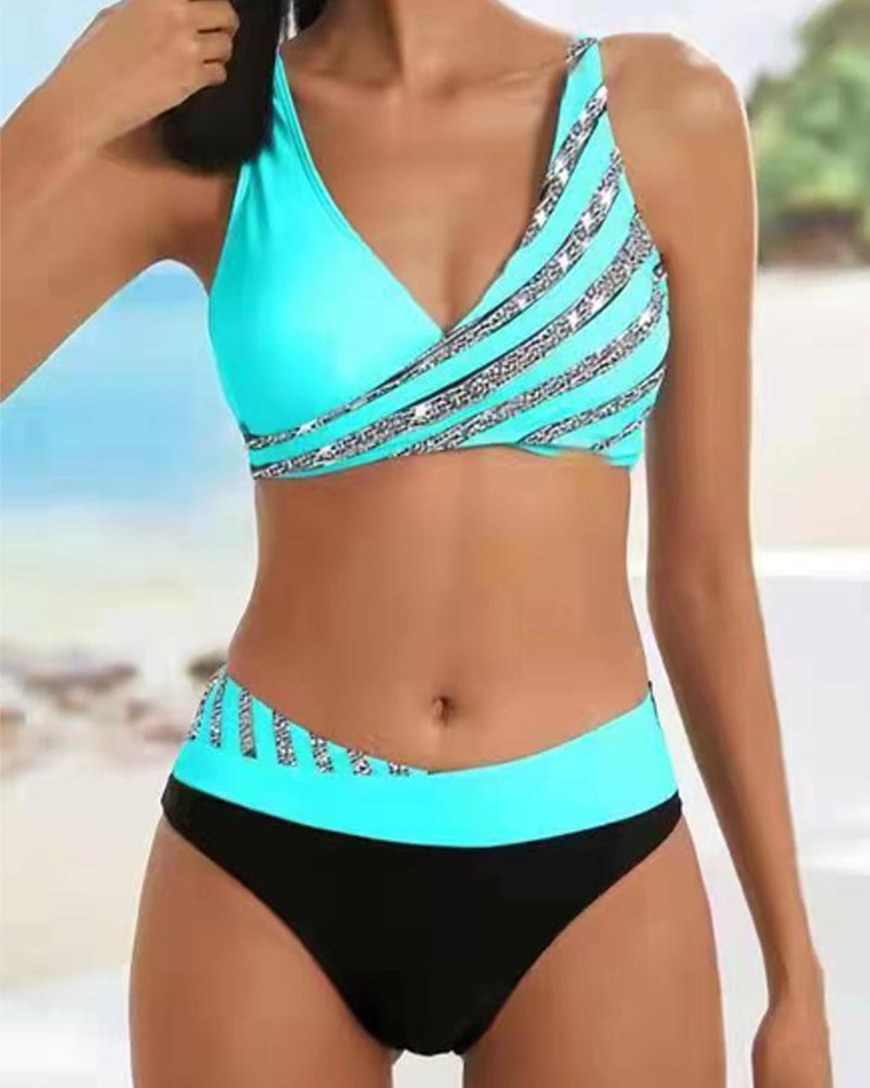Mona - Tisknutý bikini v teplých tónech