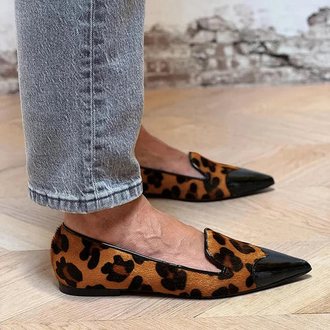 Avera | Mokasíny s leopardím vzorem
