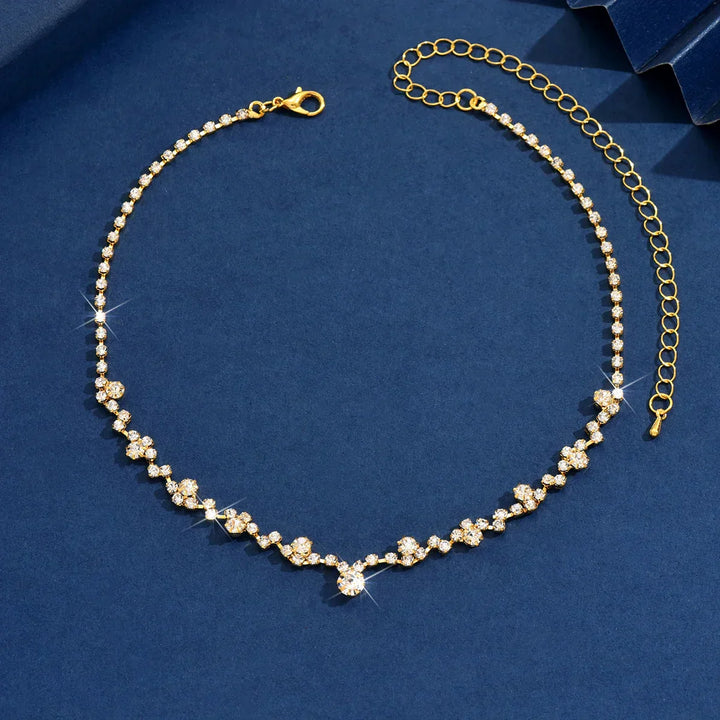 Elegantní svatební náhrdelník s diamanty