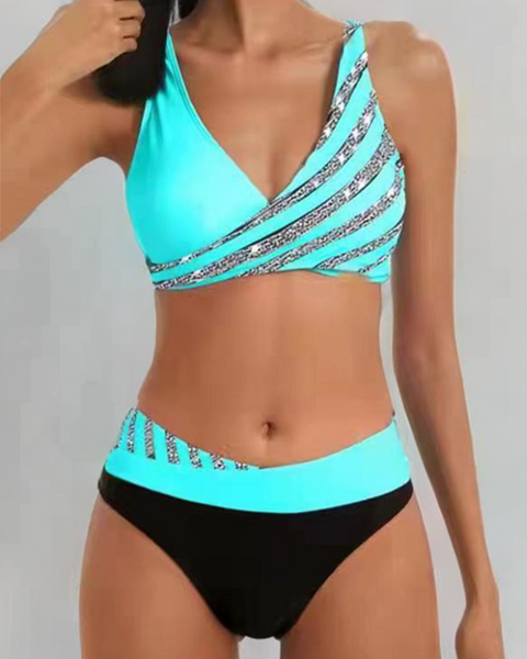 Mona - Tisknutý bikini v teplých tónech