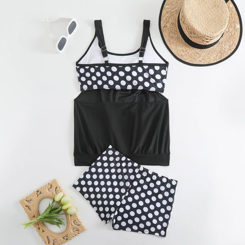 Tereza™ — Tankini s puntíkovým vzorem ve více barvách