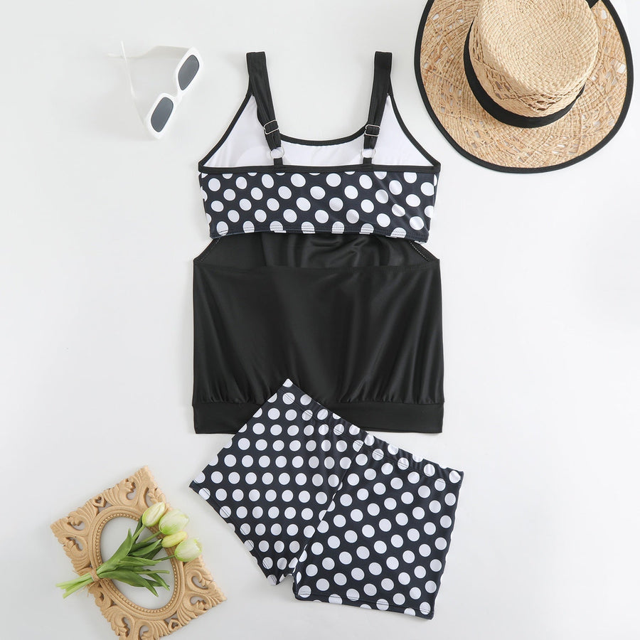 Tereza™ — Tankini s puntíkovým vzorem ve více barvách