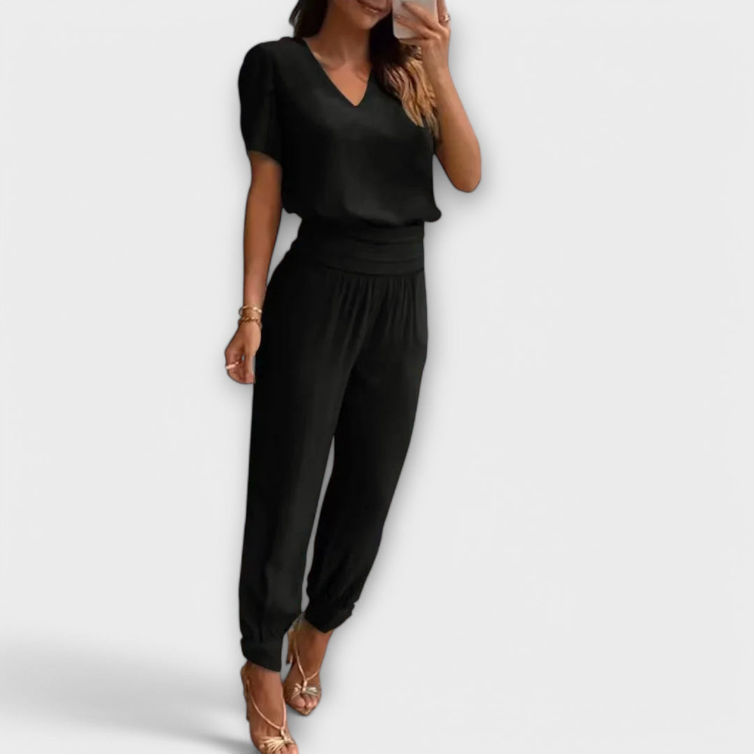Irmelin – Elegantní set s topem a kalhotami