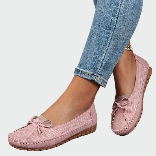 Soňa Elegantní Kožené Mokasíny Pohodlné Každodenní