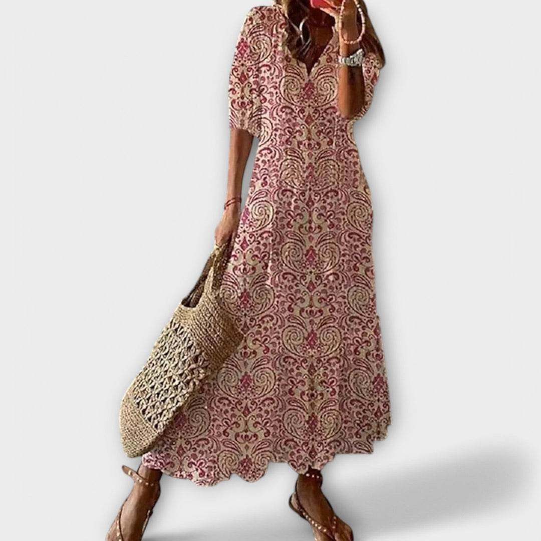 Bettina - Boho Maxi Šaty